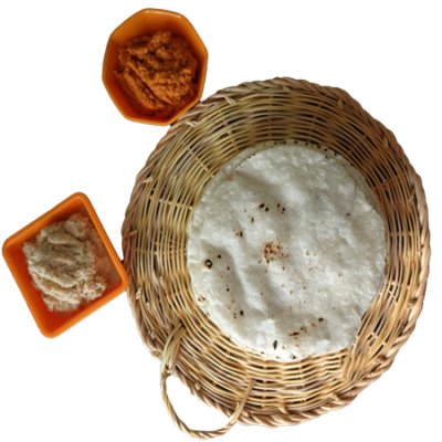 Packaging For Rotti Akki Rotti & Chutney (8 Nos.) – Mysore Cafe